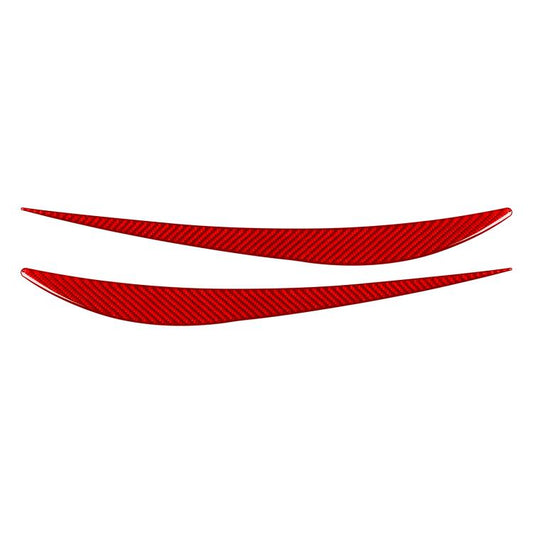 For 2019-2024 BMW 8 Series G14 2pcs /Set Universal Headlight Eyebrow Sticker(Red) - Car Interior Mouldings by buy2fix | Online Shopping UK | buy2fix