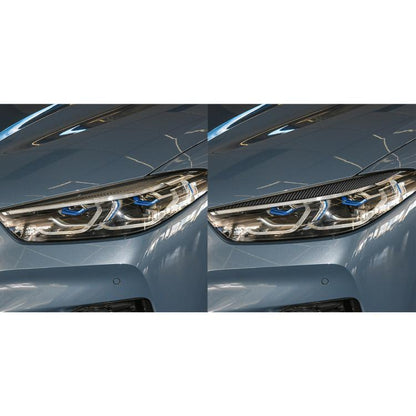 For 2019-2024 BMW 8 Series G14 2pcs /Set Universal Headlight Eyebrow Sticker(Red) - Car Interior Mouldings by buy2fix | Online Shopping UK | buy2fix