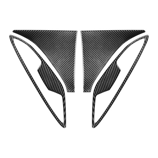 For 2019-2024 BMW 8 Series G14 4pcs /Set Universal Front Fender Stickers(Black) - Car Interior Mouldings by buy2fix | Online Shopping UK | buy2fix