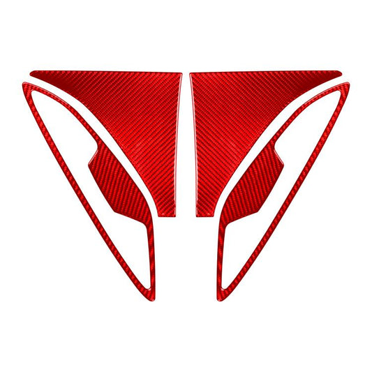For 2019-2024 BMW 8 Series G14 4pcs /Set Universal Front Fender Stickers(Red) - Car Interior Mouldings by buy2fix | Online Shopping UK | buy2fix