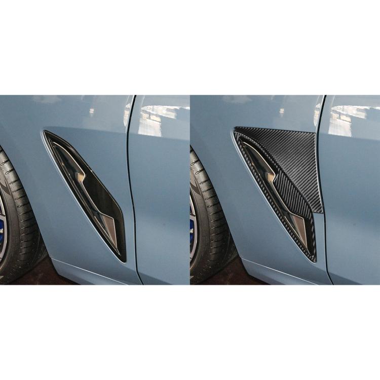 For 2019-2024 BMW 8 Series G14 4pcs /Set Universal Front Fender Stickers(Black) - Car Interior Mouldings by buy2fix | Online Shopping UK | buy2fix