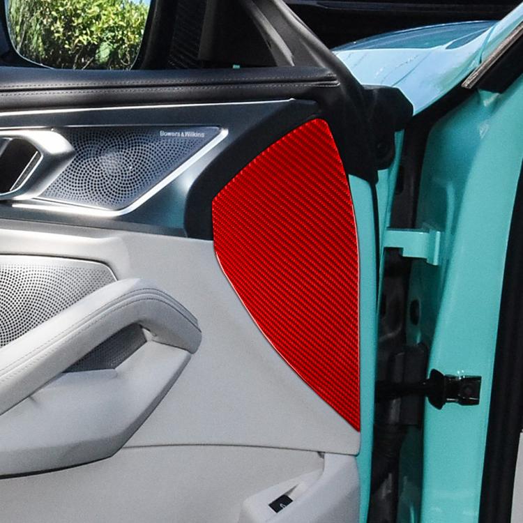 For 2019-2024 BMW 8 Series G14 2pcs Door Buffer 2 Door Stickers(Red) - Car Interior Mouldings by buy2fix | Online Shopping UK | buy2fix