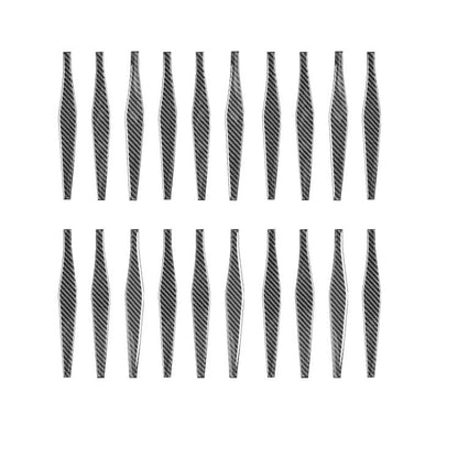 For Chevrolet Corvette C8 20pcs /Set Wheel Trim Stickers(Black) - Car Interior Mouldings by buy2fix | Online Shopping UK | buy2fix