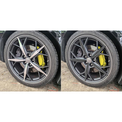 For Chevrolet Corvette C8 20pcs /Set Wheel Trim Stickers(Black) - Car Interior Mouldings by buy2fix | Online Shopping UK | buy2fix
