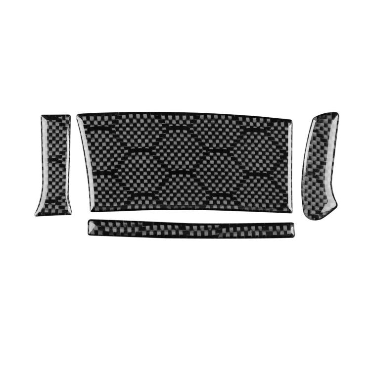 For Infiniti G37/G25/Q60 4pcs /Set Right-Hand Drive Steering Wheel Button Left Cover Sticker(Black) - Car Interior Mouldings by buy2fix | Online Shopping UK | buy2fix