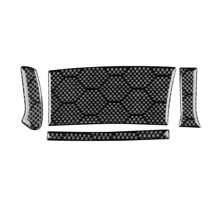For Infiniti G37/G25/Q60 4pcs /Set Left-hand Drive Steering Wheel Button Left Cover Sticker(Black) - Car Interior Mouldings by buy2fix | Online Shopping UK | buy2fix