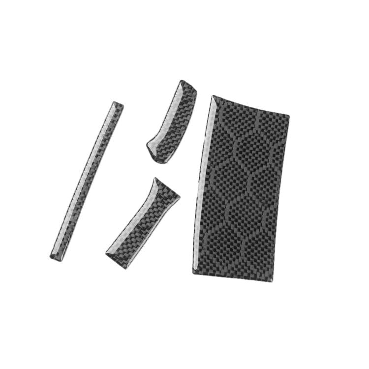 For Infiniti G37/G25/Q60 4pcs /Set Left-hand Drive Steering Wheel Button Left Cover Sticker(Black) - Car Interior Mouldings by buy2fix | Online Shopping UK | buy2fix