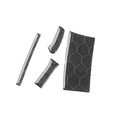 For Infiniti G37/G25/Q60 4pcs /Set Left-hand Drive Steering Wheel Button Left Cover Sticker(Black) - Car Interior Mouldings by buy2fix | Online Shopping UK | buy2fix