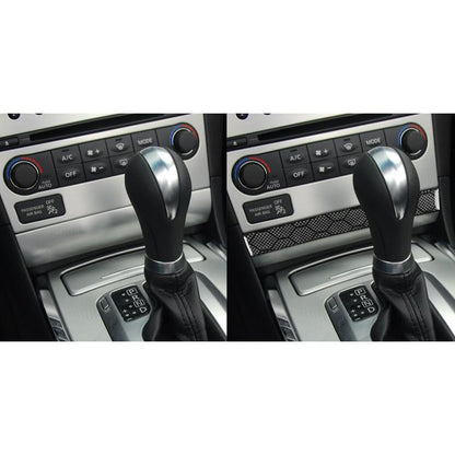 For Infiniti G37/G25/Q60 CD Panel Lower Decorative Strip Sticker(Black) - Car Interior Mouldings by buy2fix | Online Shopping UK | buy2fix
