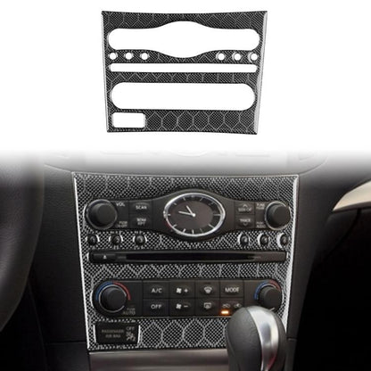 For Infiniti G35/G37/G25/Q60 Console CD AC Switch Panel B Model Sticker(Black) - Car Interior Mouldings by buy2fix | Online Shopping UK | buy2fix