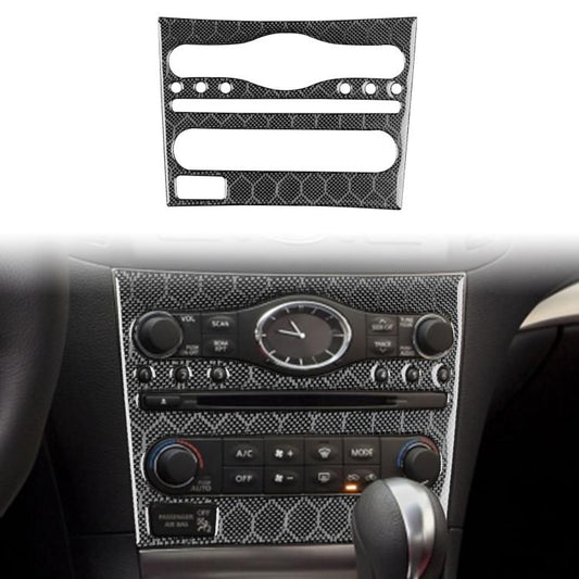 For Infiniti G35/G37/G25/Q60 Console CD AC Switch Panel B Model Sticker(Black) - Car Interior Mouldings by buy2fix | Online Shopping UK | buy2fix