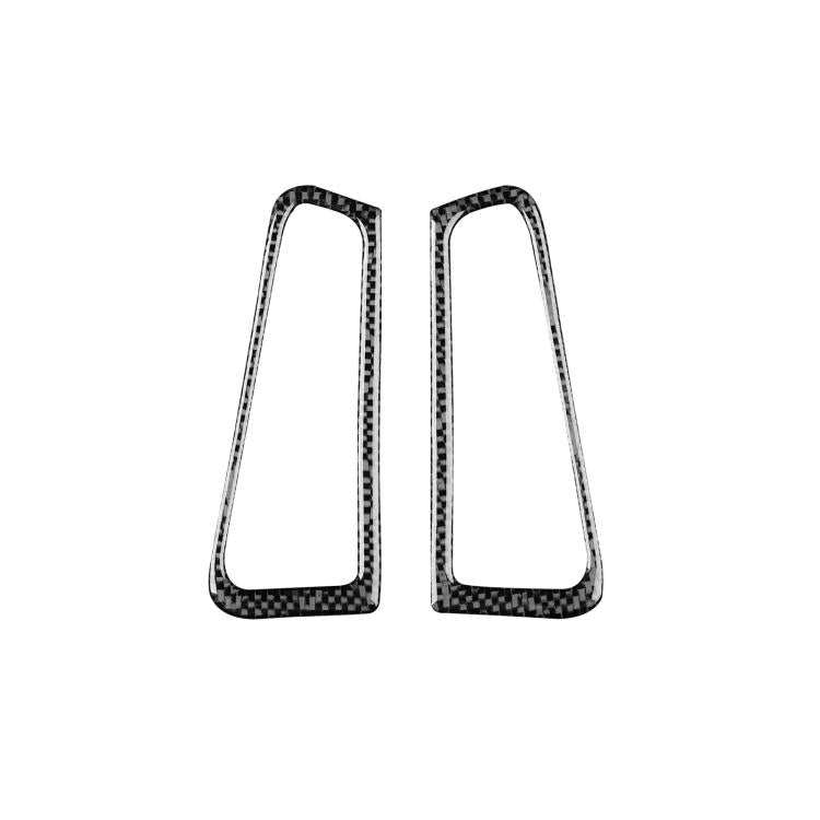For Infiniti G35/G37/G25/Q60 2pcs /Set Universal Defogger Air Outlet Sticker For Left And Right Drive(Black) - Car Interior Mouldings by buy2fix | Online Shopping UK | buy2fix
