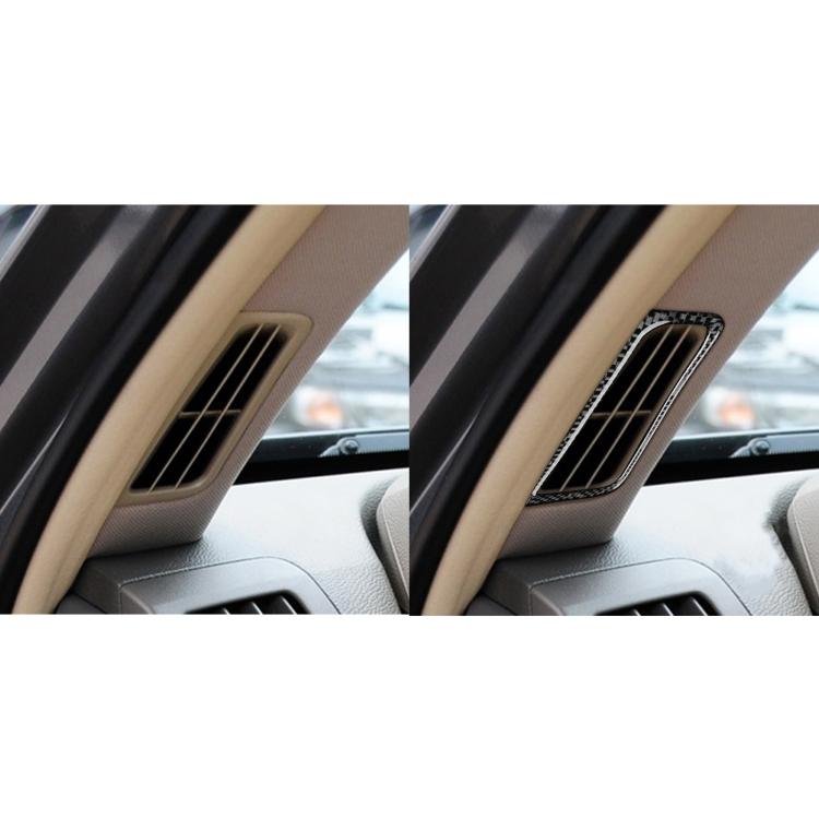 For Infiniti G35/G37/G25/Q60 2pcs /Set Universal Defogger Air Outlet Sticker For Left And Right Drive(Black) - Car Interior Mouldings by buy2fix | Online Shopping UK | buy2fix