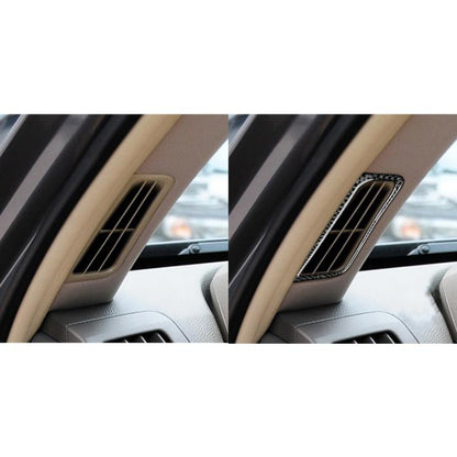 For Infiniti G35/G37/G25/Q60 2pcs /Set Universal Defogger Air Outlet Sticker For Left And Right Drive(Black) - Car Interior Mouldings by buy2fix | Online Shopping UK | buy2fix