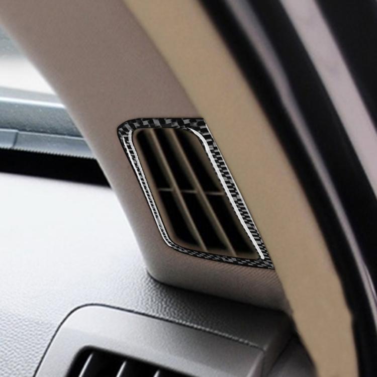 For Infiniti G35/G37/G25/Q60 2pcs /Set Universal Defogger Air Outlet Sticker For Left And Right Drive(Black) - Car Interior Mouldings by buy2fix | Online Shopping UK | buy2fix