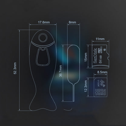 SC01 Phone Card Removal Needle Anti-Loss Card Extractor Card Opening Needle Cover(Red) - SIM Card Tool by buy2fix | Online Shopping UK | buy2fix