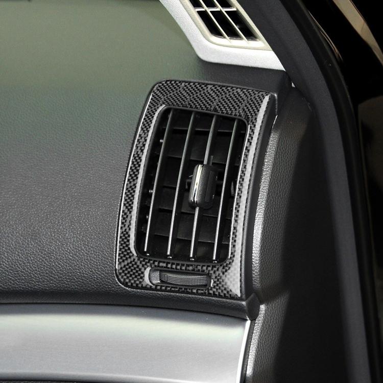 For Infiniti G35/G37/G25/Q60 2pcs /Set Universal Air Outlet Sticker For Left And Right Driving(Black) - Car Interior Mouldings by buy2fix | Online Shopping UK | buy2fix