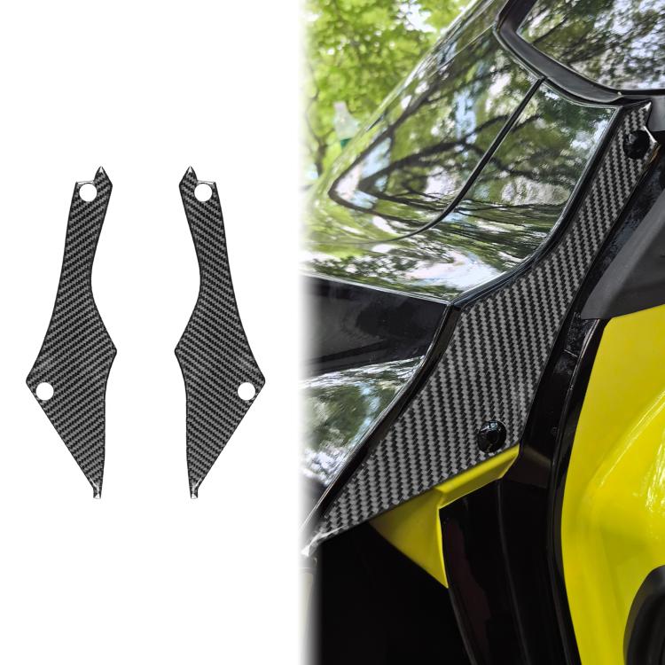 For Chevrolet Corvette C8 2pcs /Set Rear Door Inner Frame Sticker(Black) - Car Interior Mouldings by buy2fix | Online Shopping UK | buy2fix