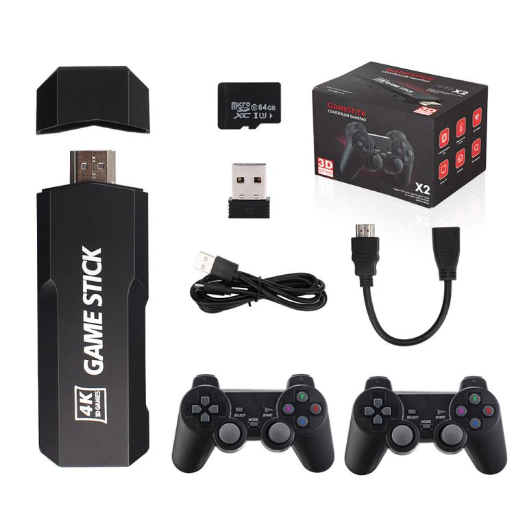 GD10 2.4G Wireless 4K HD TV Game Console PSP Game Box 128G Built-in 40,000 Games - Pocket Console by buy2fix | Online Shopping UK | buy2fix