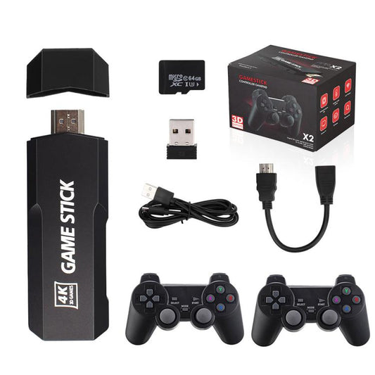 GD10 2.4G Wireless 4K HD TV Game Console PSP Game Box 128G Built-in 40,000 Games - Pocket Console by buy2fix | Online Shopping UK | buy2fix