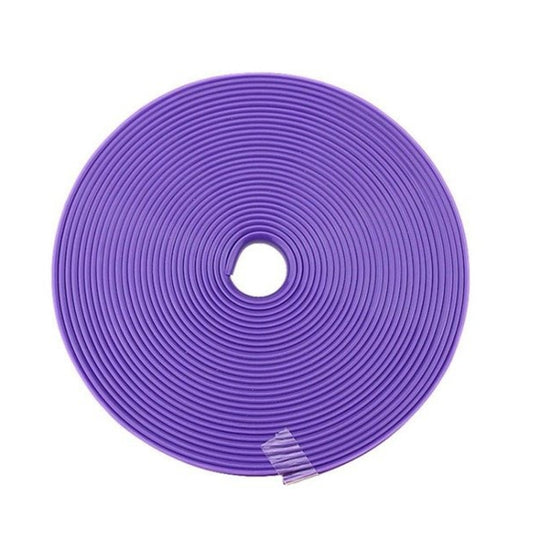 Car Wheel General TPE Protection Ring Bumper Wheel Decoration Modification Supplies(Purple)