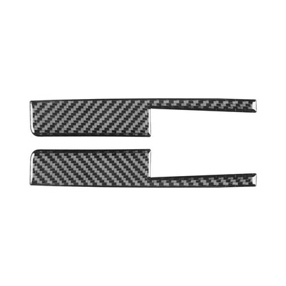 For Chevrolet Corvette C8 2pcs /Set Car Door Lock Switch Sticker(Black) - Car Interior Mouldings by buy2fix | Online Shopping UK | buy2fix