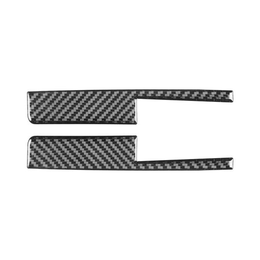 For Chevrolet Corvette C8 2pcs /Set Car Door Lock Switch Sticker(Black) - Car Interior Mouldings by buy2fix | Online Shopping UK | buy2fix