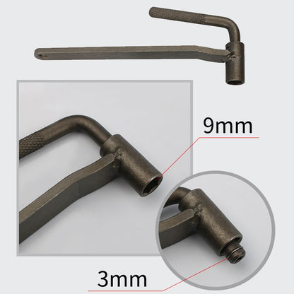 Valve Gongs / Valve Screw Spanner / Motorbike Valve Screw Adjustment Tool(9mm hexagonal / 3mm Square Hole) by buy2fix