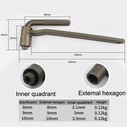 Valve Gongs / Valve Screw Spanner / Motorbike Valve Screw Adjustment Tool(8mm hexagonal / 3.1mmmm Square Hole) by buy2fix