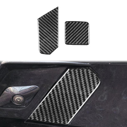 For Chevrolet Corvette C8 2pcs /Set Trailer Hook Sticker(Black) - Car Interior Mouldings by buy2fix | Online Shopping UK | buy2fix