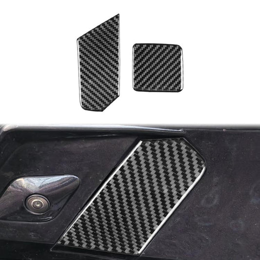 For Chevrolet Corvette C8 2pcs /Set Trailer Hook Sticker(Black) - Car Interior Mouldings by buy2fix | Online Shopping UK | buy2fix