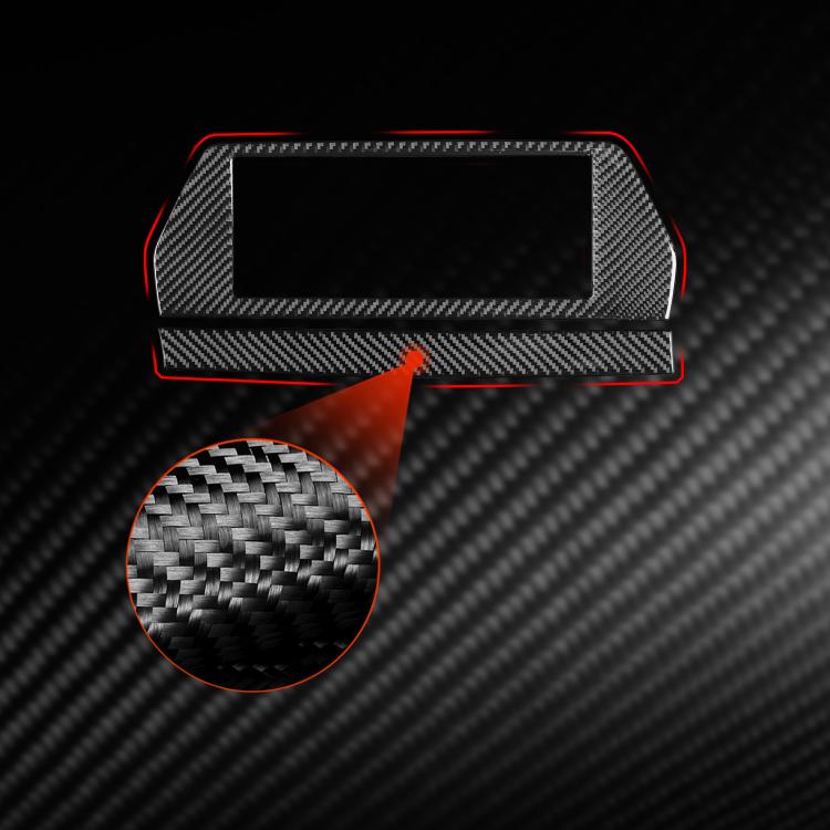 For 2019-2024 BMW 8 Series G14 Left-hand Drive 2pcs /Set Navigation Screen Frame Sticker(Red) - Car Interior Mouldings by buy2fix | Online Shopping UK | buy2fix