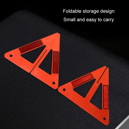 Car Breakdown Parking Triangle Reflective Warning Sign - Reflective Material by buy2fix | Online Shopping UK | buy2fix