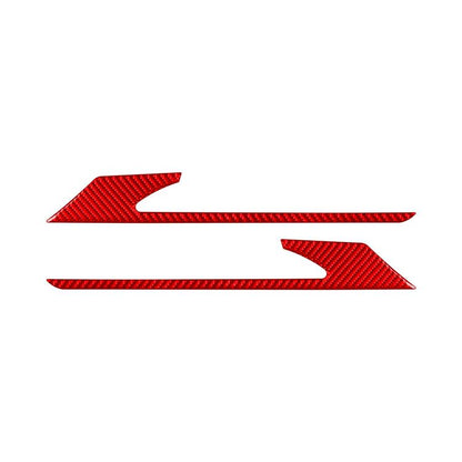 For 2019-2024 BMW 8 Series G14 Left and Right Drive 2pcs /Set Rear Fog Light Eyebrow Sticker(Red) - Car Interior Mouldings by buy2fix | Online Shopping UK | buy2fix