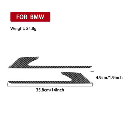 For 2019-2024 BMW 8 Series G14 Left and Right Drive 2pcs /Set Rear Fog Light Eyebrow Sticker(Red) - Car Interior Mouldings by buy2fix | Online Shopping UK | buy2fix
