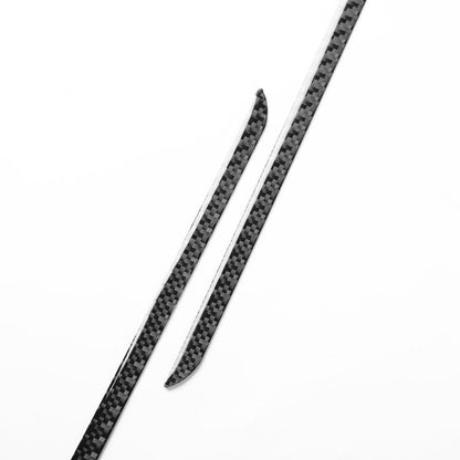For 2019-2024 BMW 8 Series G14 Left and Right Drive 2pcs /Set Rear Fog Light Eyebrow Sticker(Black) - Car Interior Mouldings by buy2fix | Online Shopping UK | buy2fix