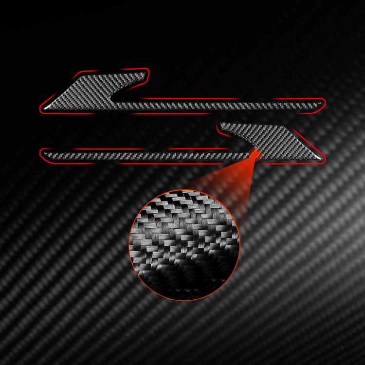 For 2019-2024 BMW 8 Series G14 Left and Right Drive 2pcs /Set Rear Fog Light Eyebrow Sticker(Red) - Car Interior Mouldings by buy2fix | Online Shopping UK | buy2fix