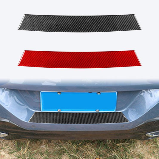 For 2019-2024 BMW 8 Series G14 Universal External Rear Guard Plate Sticker(Red) - Car Interior Mouldings by buy2fix | Online Shopping UK | buy2fix