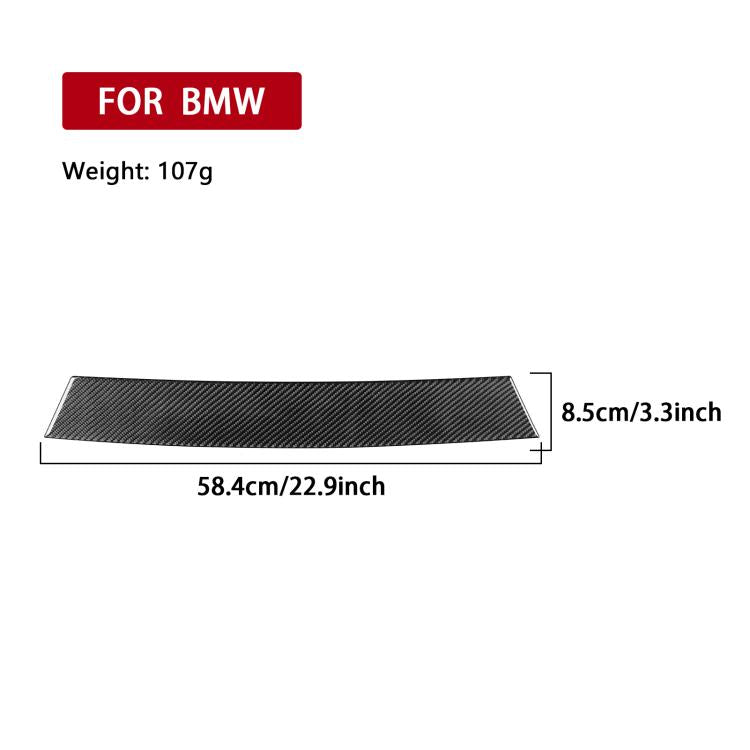 For 2019-2024 BMW 8 Series G14 Universal External Rear Guard Plate Sticker(Red) - Car Interior Mouldings by buy2fix | Online Shopping UK | buy2fix