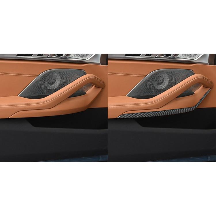 For 2019-2024 BMW 8 Series G14 2pcs /Set 2-door Version Inner Door Armrest Sticker(Black) - Car Interior Mouldings by buy2fix | Online Shopping UK | buy2fix