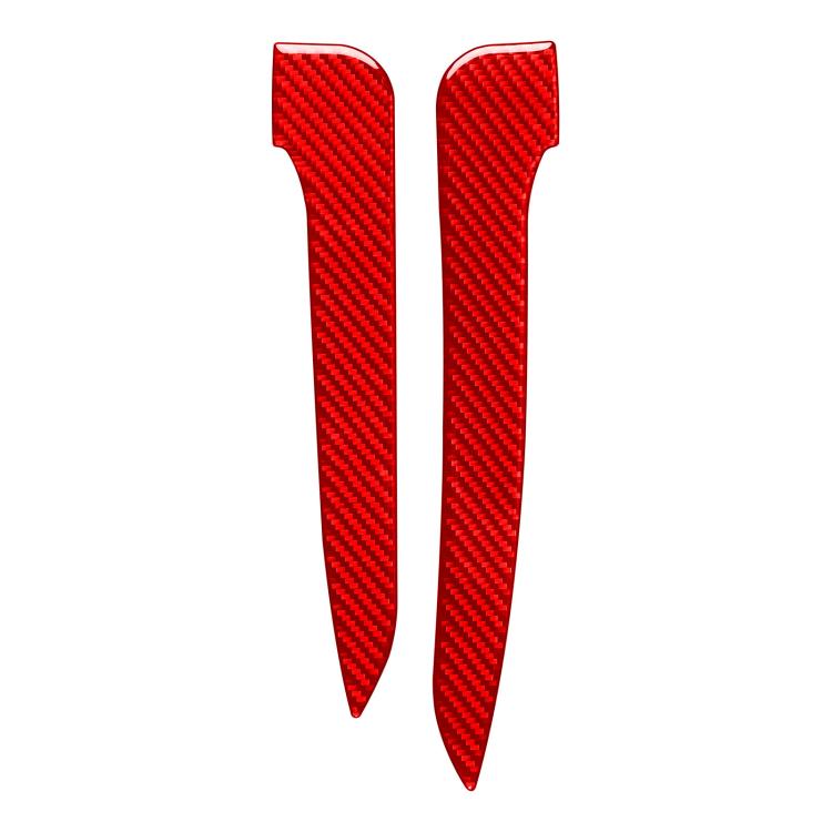 For 2019-2024 BMW 8 Series G14 2pcs /Set Right-hand Drive Rearview Mirror Anti-scratch Strip Stickers(Red) - Car Interior Mouldings by buy2fix | Online Shopping UK | buy2fix