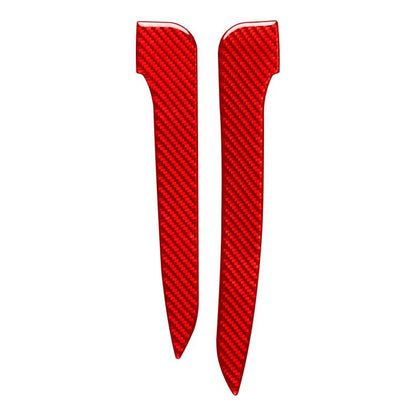 For 2019-2024 BMW 8 Series G14 2pcs /Set Right-hand Drive Rearview Mirror Anti-scratch Strip Stickers(Red) - Car Interior Mouldings by buy2fix | Online Shopping UK | buy2fix
