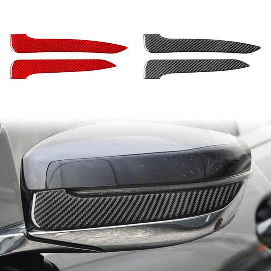 For 2019-2024 BMW 8 Series G14 2pcs /Set Right-hand Drive Rearview Mirror Anti-scratch Strip Stickers(Red) - Car Interior Mouldings by buy2fix | Online Shopping UK | buy2fix