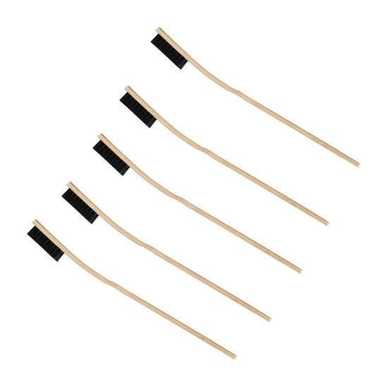 Automotive Steel Ring Washing Long Bamboo Brush Engine Cleaning Brush(Straight Bend Mixed Delivery) - Car washing supplies by buy2fix | Online Shopping UK | buy2fix