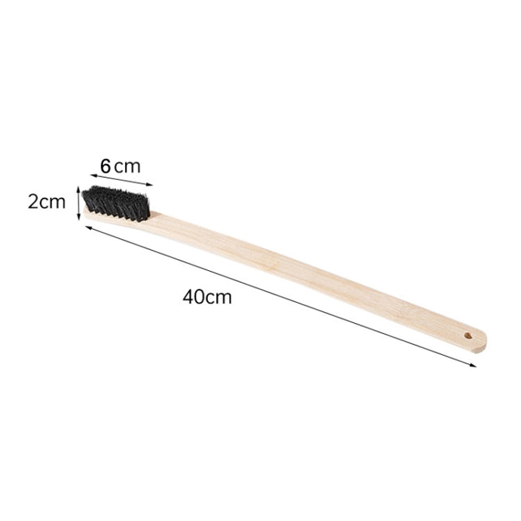 Automotive Steel Ring Washing Long Bamboo Brush Engine Cleaning Brush(Straight Bend Mixed Delivery) - Car washing supplies by buy2fix | Online Shopping UK | buy2fix