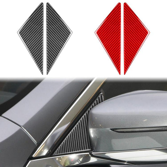 For 2019-2024 BMW 8 Series G14 2pcs /Set Universal A-pillar Stickers for Left and Right Drive(Black) - Car Interior Mouldings by buy2fix | Online Shopping UK | buy2fix