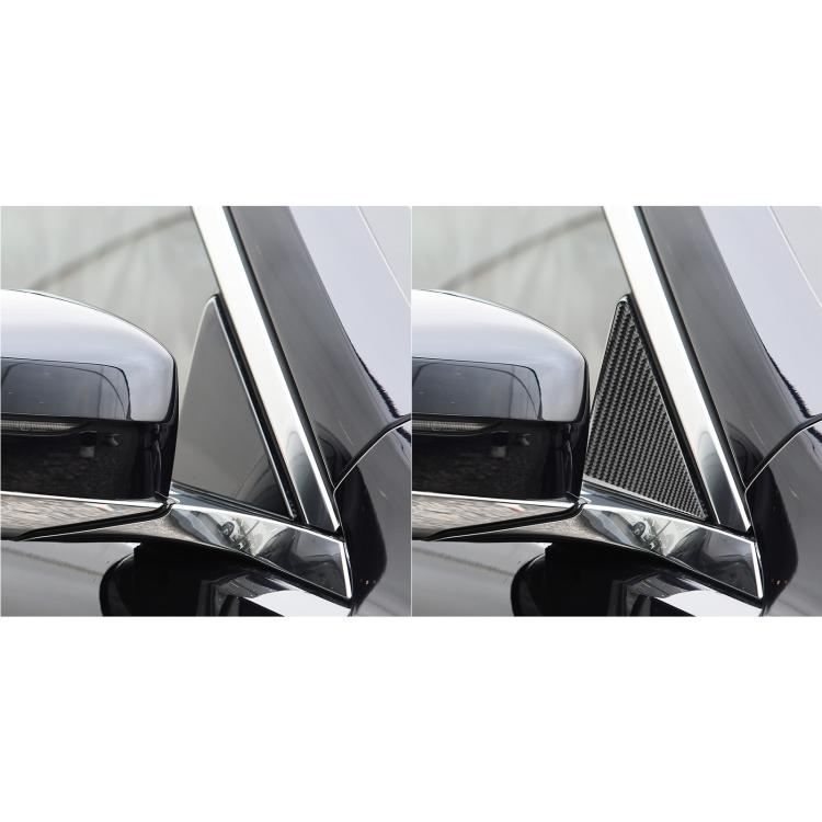 For 2019-2024 BMW 8 Series G14 2pcs /Set Universal A-pillar Stickers for Left and Right Drive(Black) - Car Interior Mouldings by buy2fix | Online Shopping UK | buy2fix