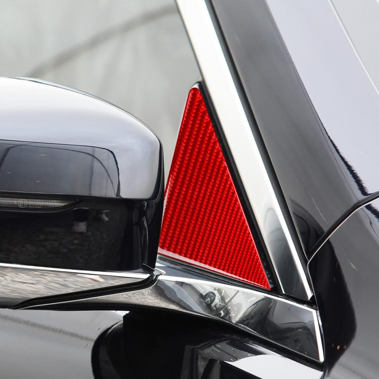 For 2019-2024 BMW 8 Series G14 2pcs /Set Universal A-pillar Stickers for Left and Right Drive(Black) - Car Interior Mouldings by buy2fix | Online Shopping UK | buy2fix