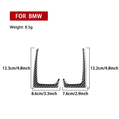 For 2019-2024 BMW 8 Series G14 2pcs /Set Right-hand Drive Instrument Both Sides Decorative Stickers(Red) - Car Interior Mouldings by buy2fix | Online Shopping UK | buy2fix