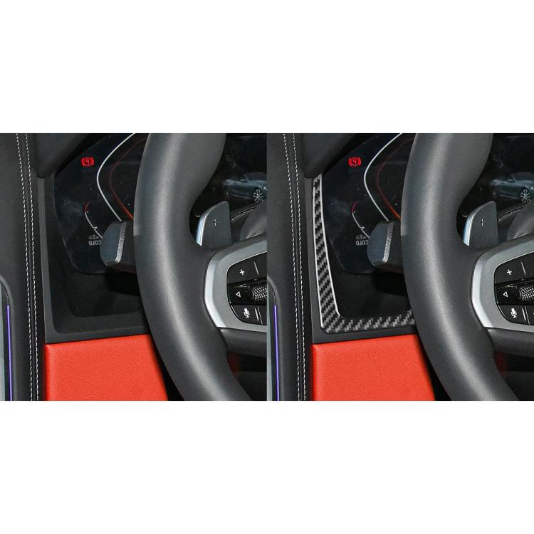 For 2019-2024 BMW 8 Series G14 2pcs /Set Right-hand Drive Instrument Both Sides Decorative Stickers(Red) - Car Interior Mouldings by buy2fix | Online Shopping UK | buy2fix